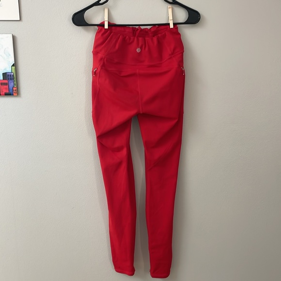 Athleta Rainer Leggings - Red, Small - Picture 11 of 11
